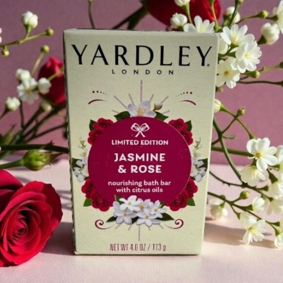 3 Yardley® London JASMINE & ROSE Soap LIMITED EDITION 4.0 oz w / Citrus Oils - Picture 9 of 10